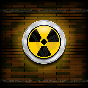 Ionizing Radiation Sign. Radioactive Contamination - vector image