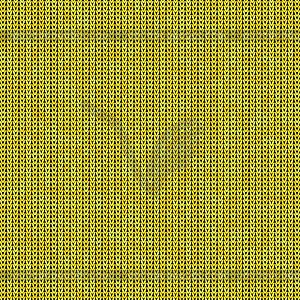 Стильный Трикотаж. Желтая Трикотажная Текстура. Шерстяной - стоковое векторное изображение