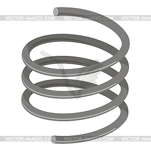 Metal Spring Icon - vector clipart