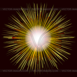 Вспышка взрыва, Мультяшный взрыв, Звездный взрыв на Дар - стоковый клипарт