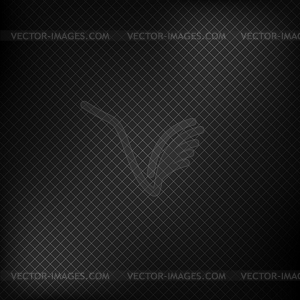 Black carbon fiber texture. Dark background with - vector clipart