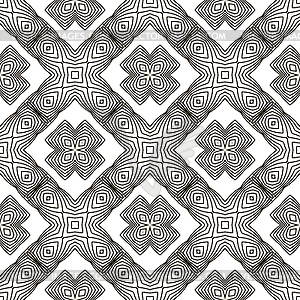 Line Icon Seamless Pattern - stock vector clipart