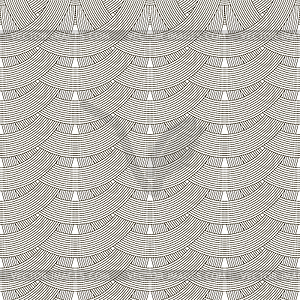 Abstract line pattern. Retro lined background - vector image