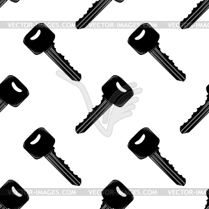 Key seamless pattern. Key background. Lock or unloc - vector image