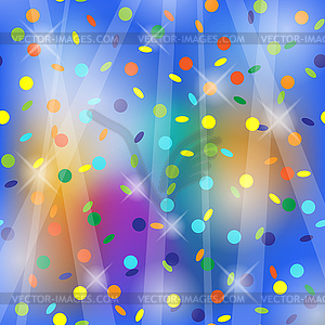 Confetti pattern. Light snow. Colorful bright - vector clipart