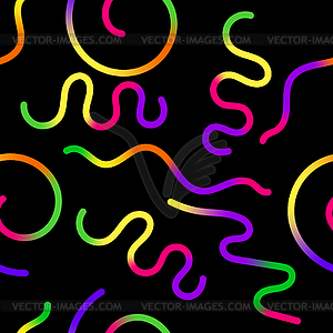 Abstract Seamless Colored Gradient Shapes Set. - vector clipart / vector image