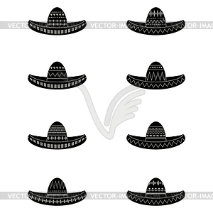 Mexican sombrero. Cinco de mayo symbol - vector image