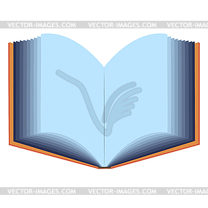 Education, knowledge, study concept. Opened book fo - vector clip art