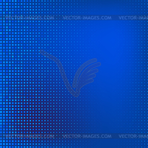 Blue Tech Finance Fintech Background. Abstract Pixe - vector image