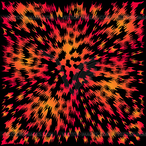 Explode Flash, Cartoon Explosion, Star Burst - vector clip art