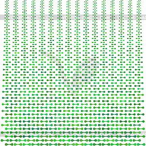 Metaball Connect Dot Set. Molecule chain. Circle - vector EPS clipart
