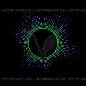 Digital EQ Music Equalizer. Sound Wave Design - vector clipart