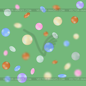 Colorful chocolate candies, multicolored glazed - vector clipart