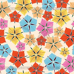 Various summer flowers - vector clip art