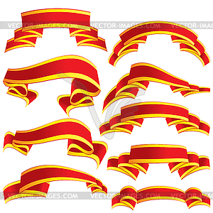 Printdecorative festive ribbons - vector clip art