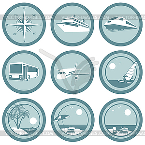 Travel and leisure. Tourism - vector clipart