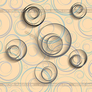 Pattern with squares - vector clipart