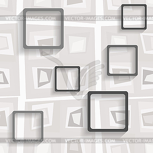 Pattern with squares - royalty-free vector image