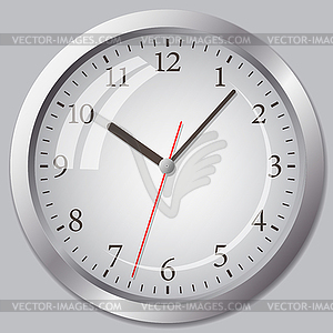 Часы плоский значок. Концепция Мировое время - графика в векторном формате