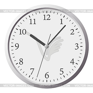 Clock flat icon. World time concept - vector clipart