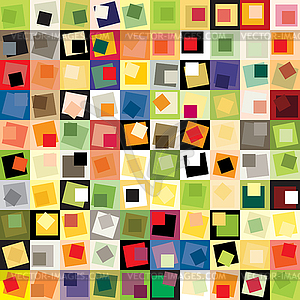 Geometric seamless patterns. pattern composed of - color vector clipart