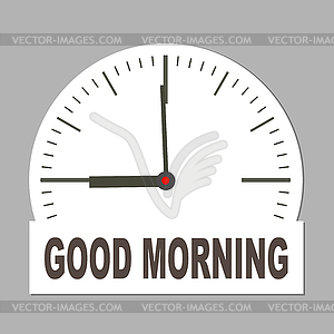 Clock. concept of world time - vector image
