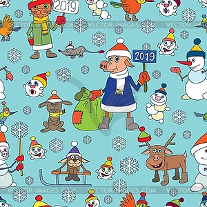 Winter holiday background. Christmas, New Year - vector image