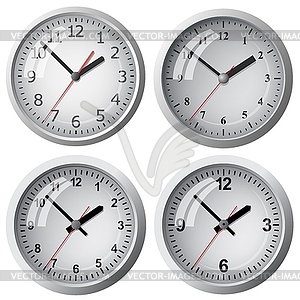 Clock icon. World time concept - vector image