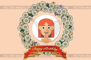 Happy Holiday Card - vector clip art