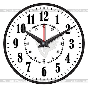 Clock icon. World time concept. Business background - vector clipart