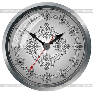 Значок часов. Концепция мирового времени. Бизнес фон - векторный клипарт / векторное изображение