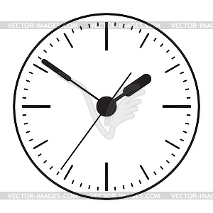 Clock icon. World time concept. Business background - vector clip art