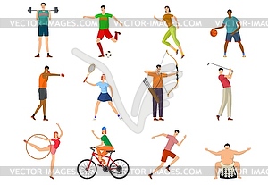 Multi sport icon set. Easy to edit and use in any - vector image