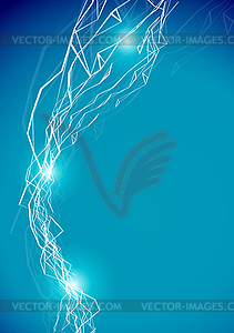 Science blue background - vector clipart