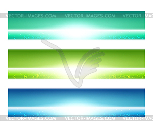 Set of banner - vector image