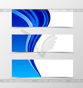 Set of banner design - vector image