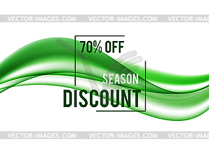 Abstract seasonal sale design background - color vector clipart