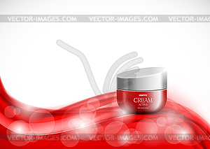 Cosmetic light design template - vector clip art