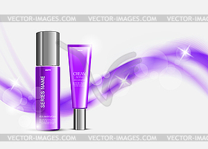 Skin moisturizer cosmetic design template - vector clip art