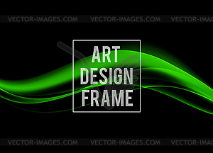 Abstract dynamic art design template - vector clipart / vector image