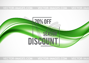 Abstract advertising sale design template - vector clip art