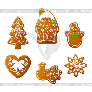 Christmas cookies - vector image