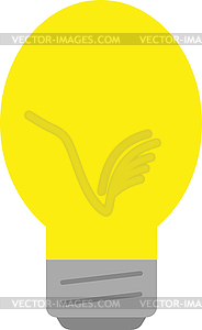 Light bulb - vector image