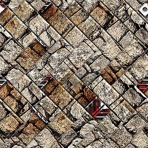 Creative patterned parquet texture - vector image