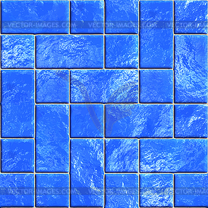 Creative seamless blue square texture - vector clipart