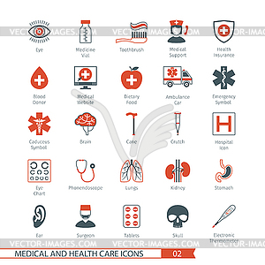 Medical Icons Set 0 - vector image