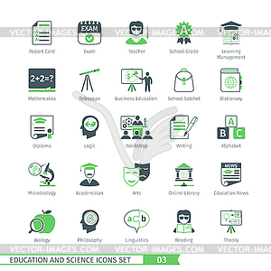 Science Icons Set 0 - vector clip art