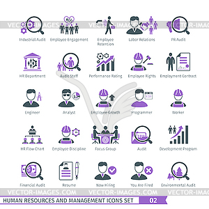 Human Resources Set 0 - vector image