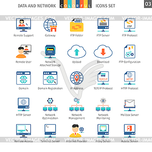 Networks Set 0 - vector image