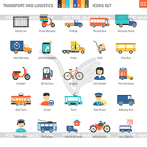 Transport Colorful Set 0 - vector clipart